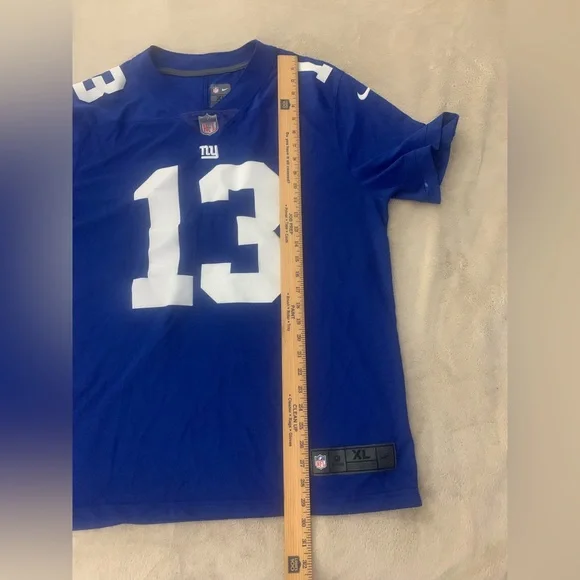 Nike Odell Beckham Jr Royal New York Giants Jersey Blue Jersey Size XL - Picture 8 of 8